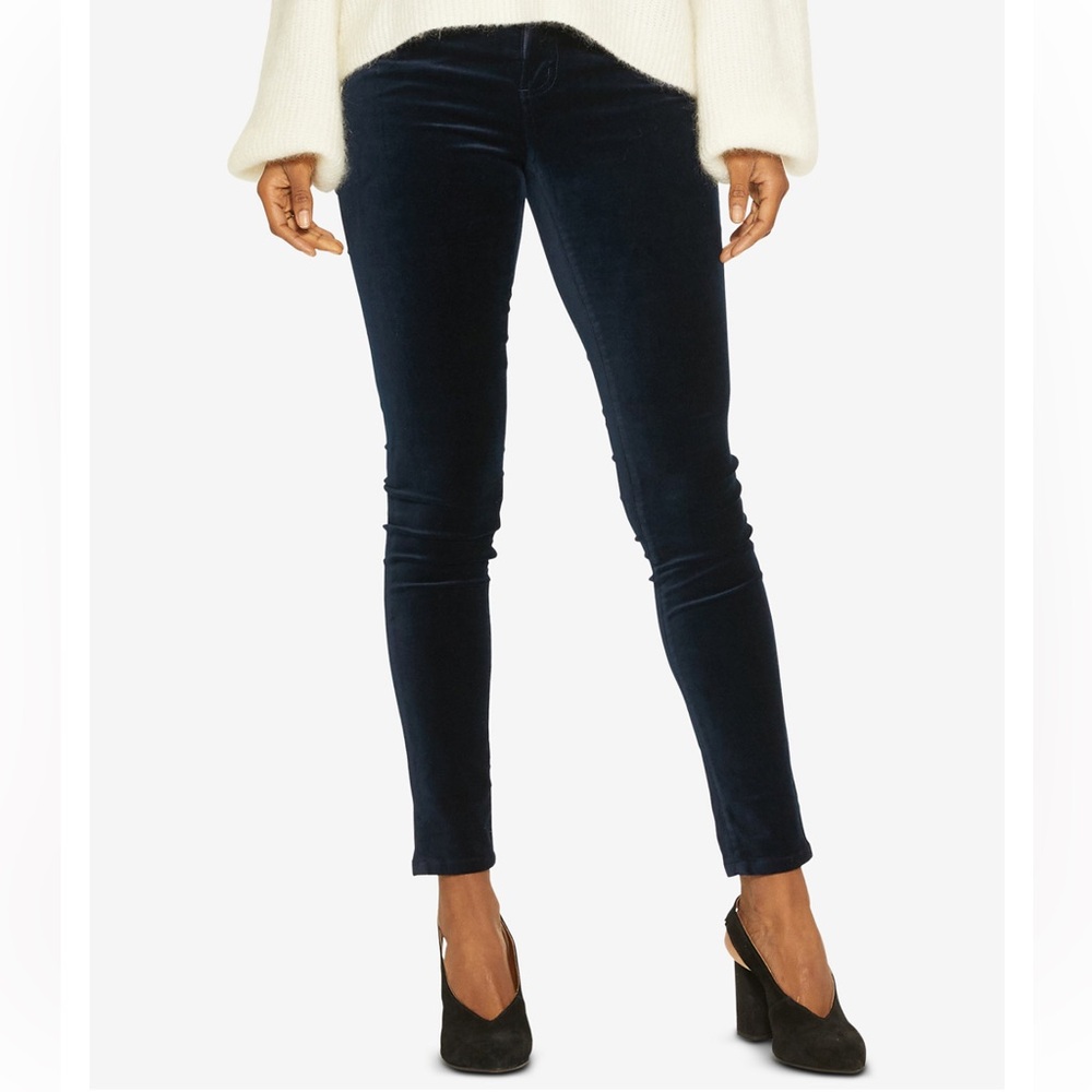Silver Jeans Co Aiko Black Velvet Skinny Jeans W33/L29